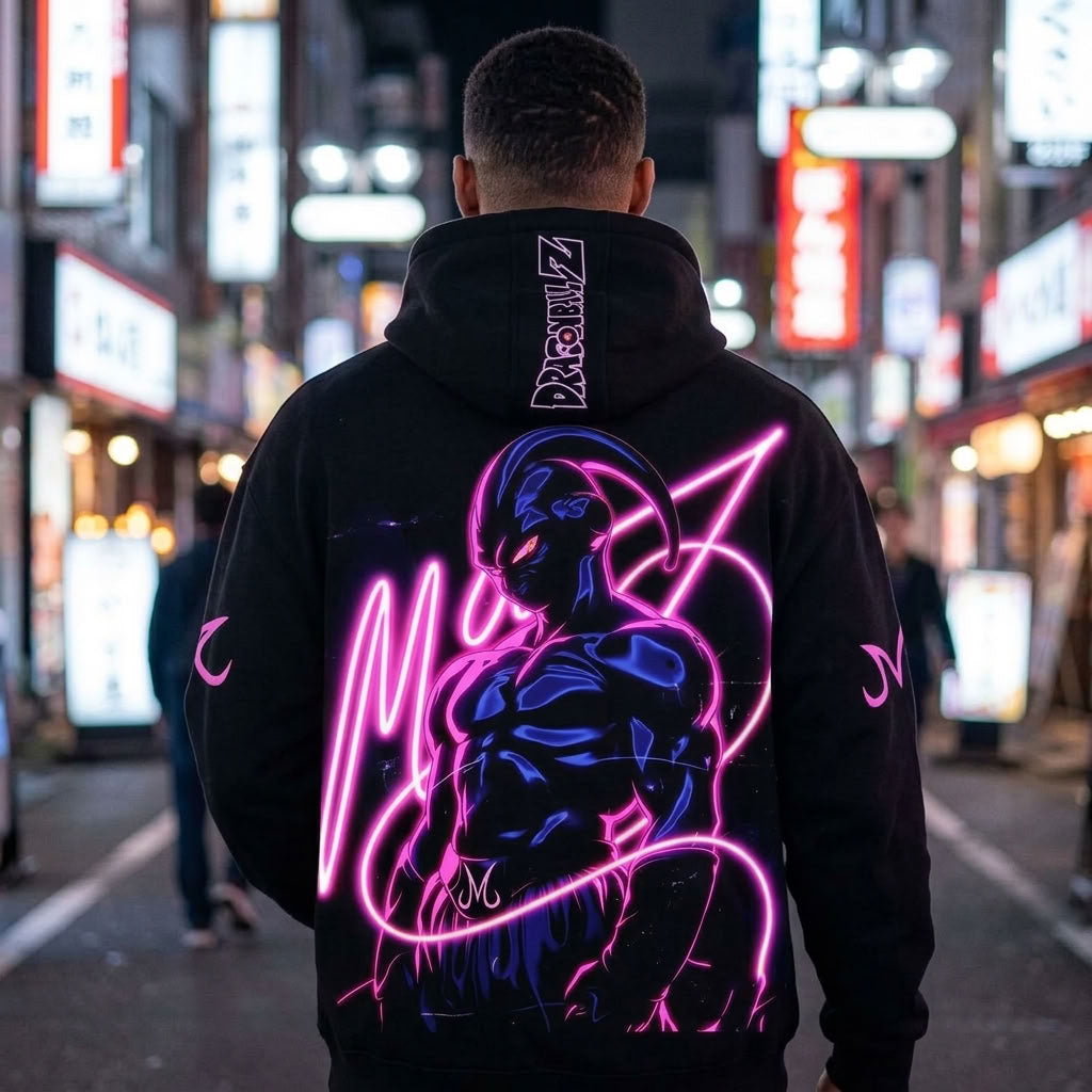 Dragon Master Majin Style Black Hoodie