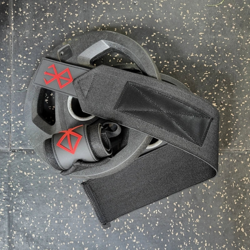 2Pc Berserk Weightlifting Wrist Wraps - Professional Wrist Support Wraps for Weightlifting