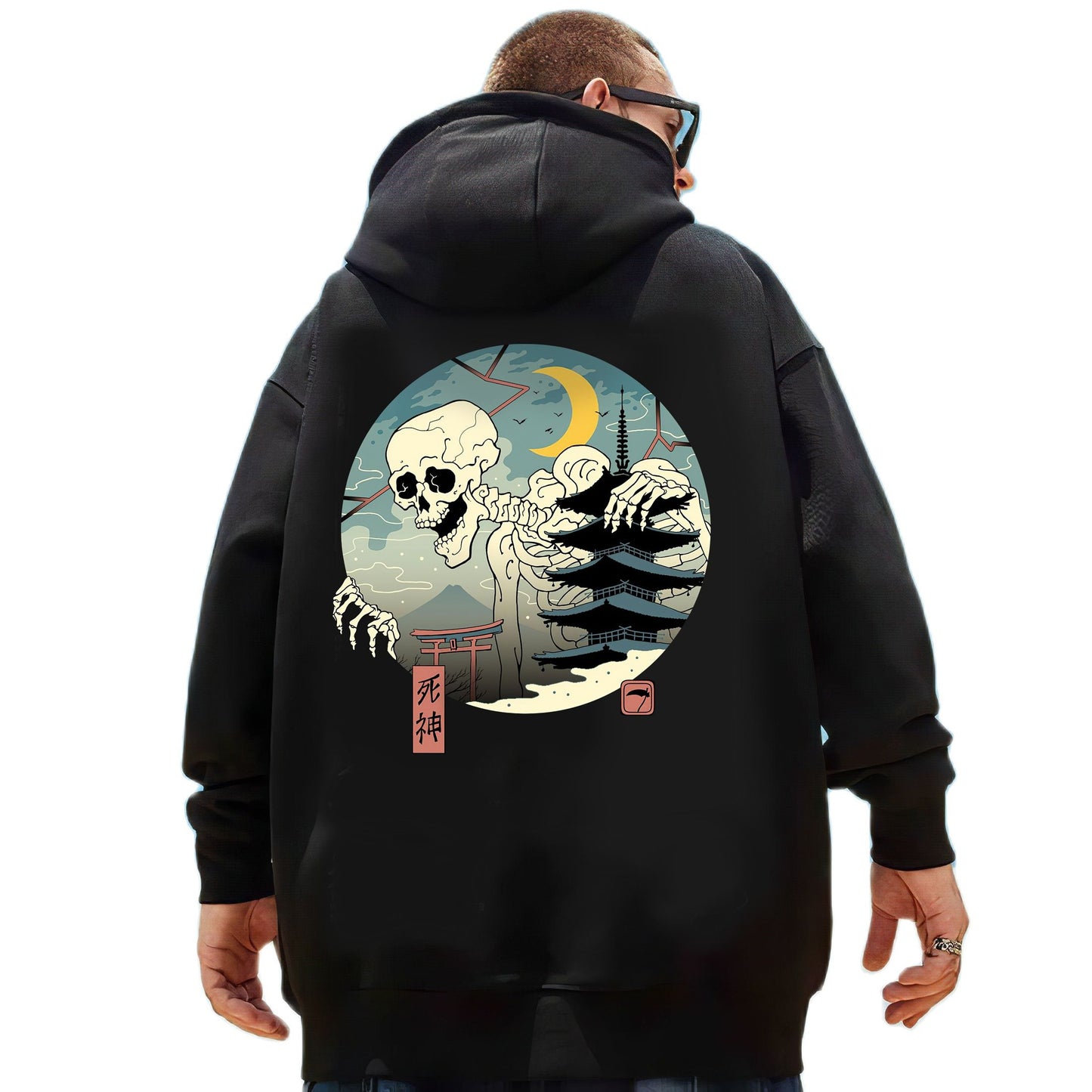 Samurai Cat and Other Animals Hooded Sweatshirts Japanese Irezumi Style Hoodies