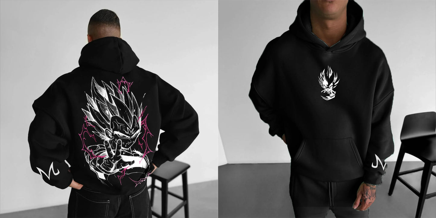 Dragon Master Majin Style Black Hoodie