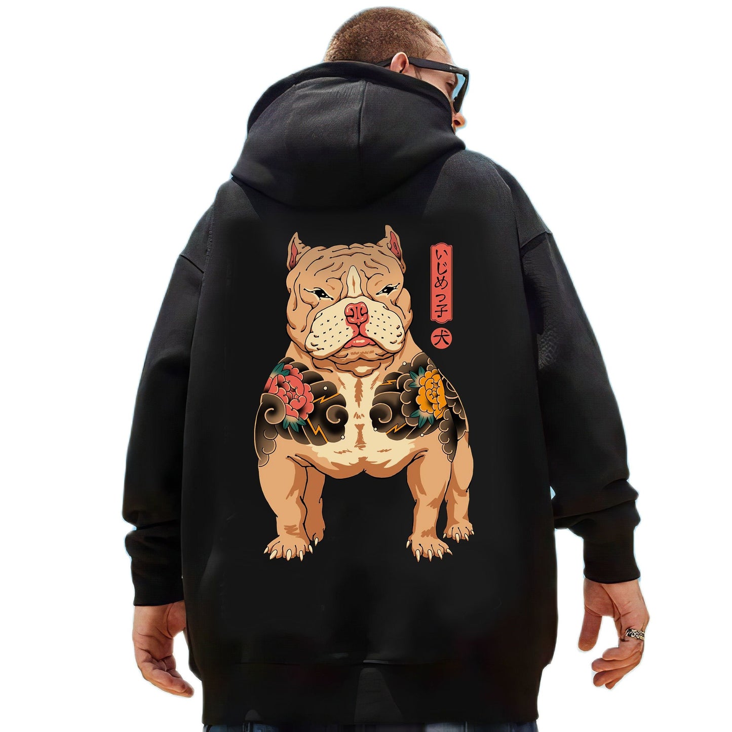 Samurai Cat and Other Animals Hooded Sweatshirts Japanese Irezumi Style Hoodies