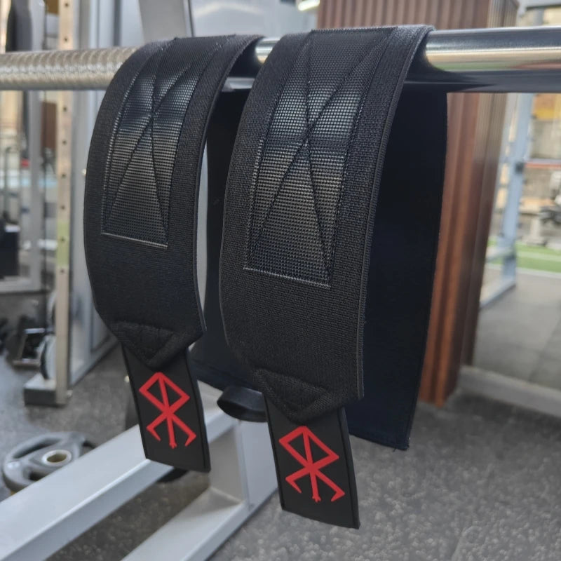 2Pc Berserk Weightlifting Wrist Wraps - Professional Wrist Support Wraps for Weightlifting