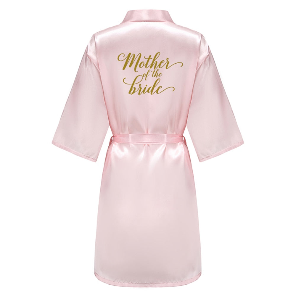 Silk Bridal Party Getting Ready Robes - Bride, Maid of Honor, Bridesmaid Robes