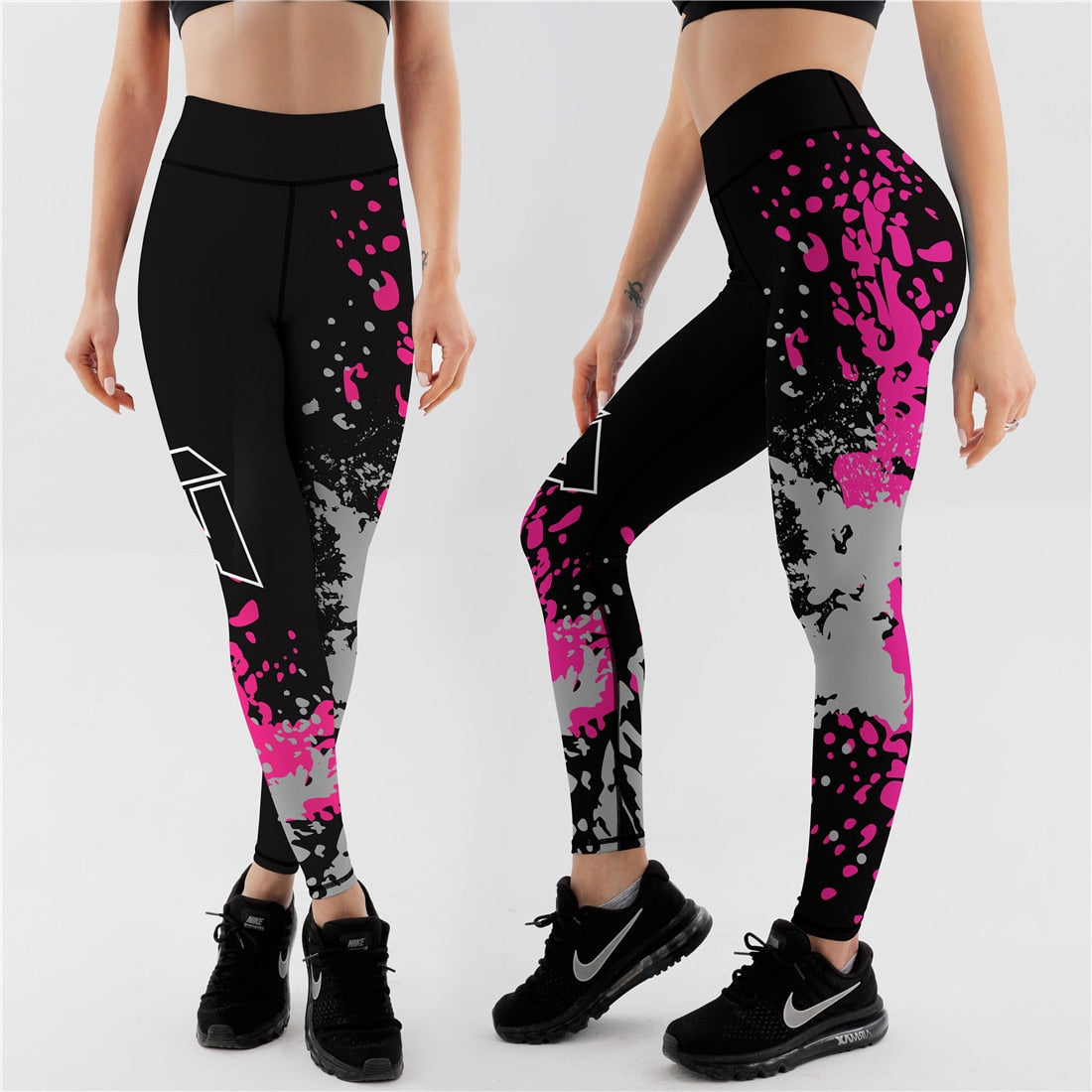 Women's High Waisted Leggings 12% Spandex High Waist Elastic Push Up Pants