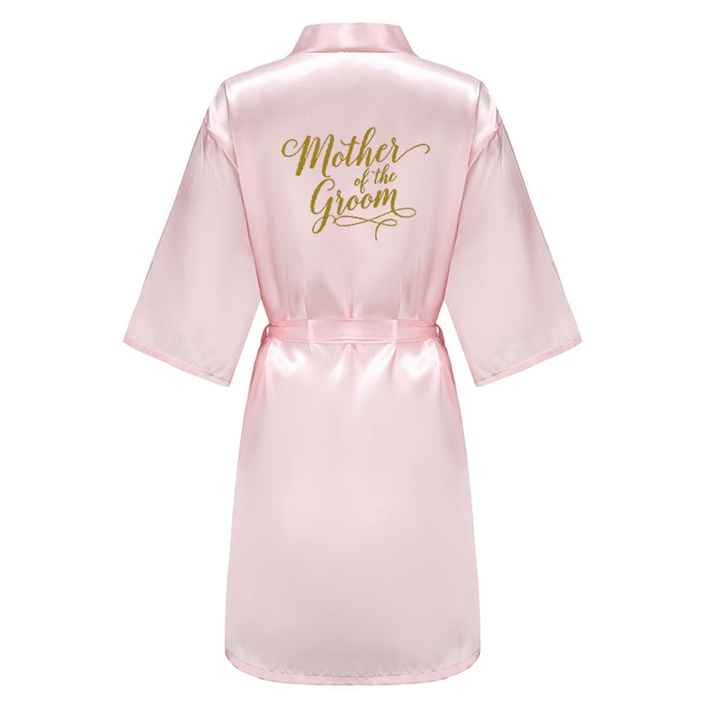 Silk Bridal Party Getting Ready Robes - Bride, Maid of Honor, Bridesmaid Robes