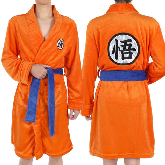 Dragon Warrior Cosplay Flannel Bathrobe Pajamas