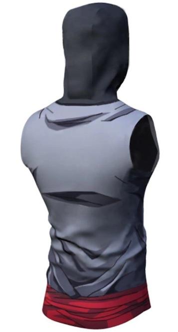 Black Armor Dragon Z Sleeveless Hoodie