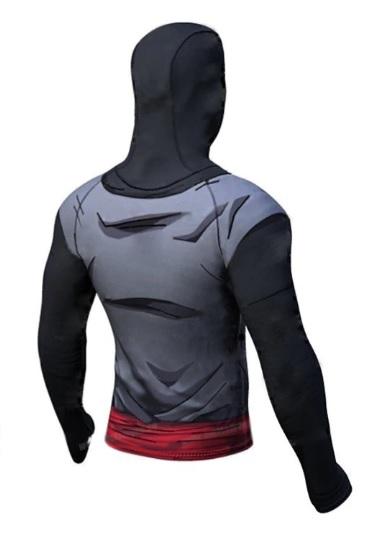 Black Dragon Z Long Sleeve Rashguard Hoodie