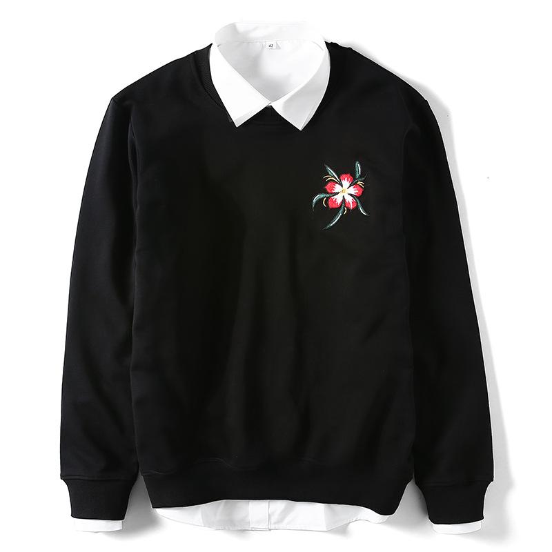 Fire Phoenix Embroidery Sweatshirt