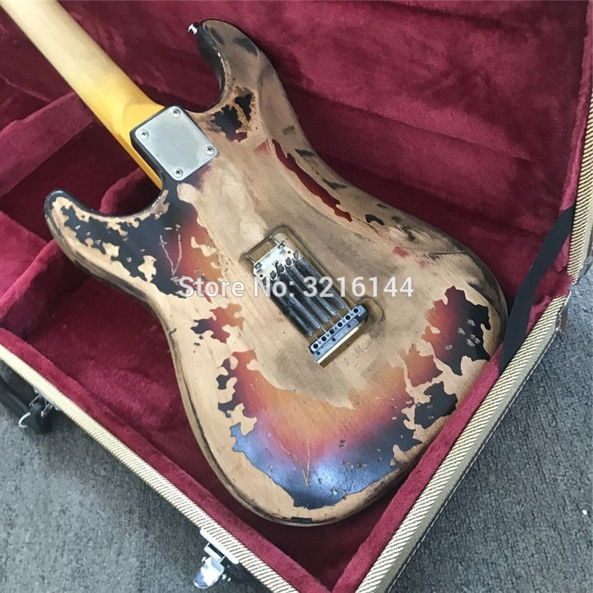 Relic SRV Style Electric Guitar - Handmade Custom Shop