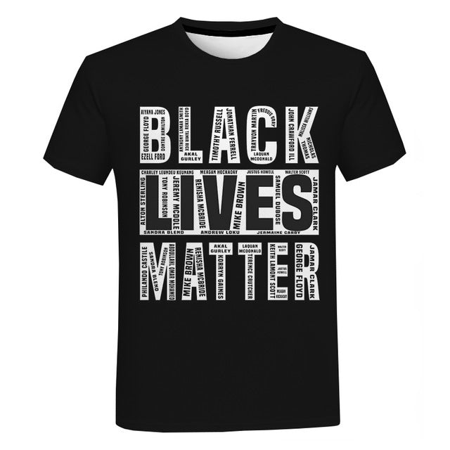 Black Lives Matter T Shirts Be the Change Support Equality - Superhero Gym Gear
