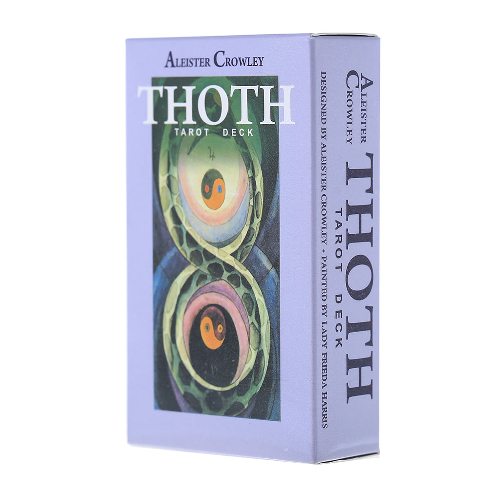 78Pcs Aleister Crowley Thoth Tarot Deck Cards for Divination