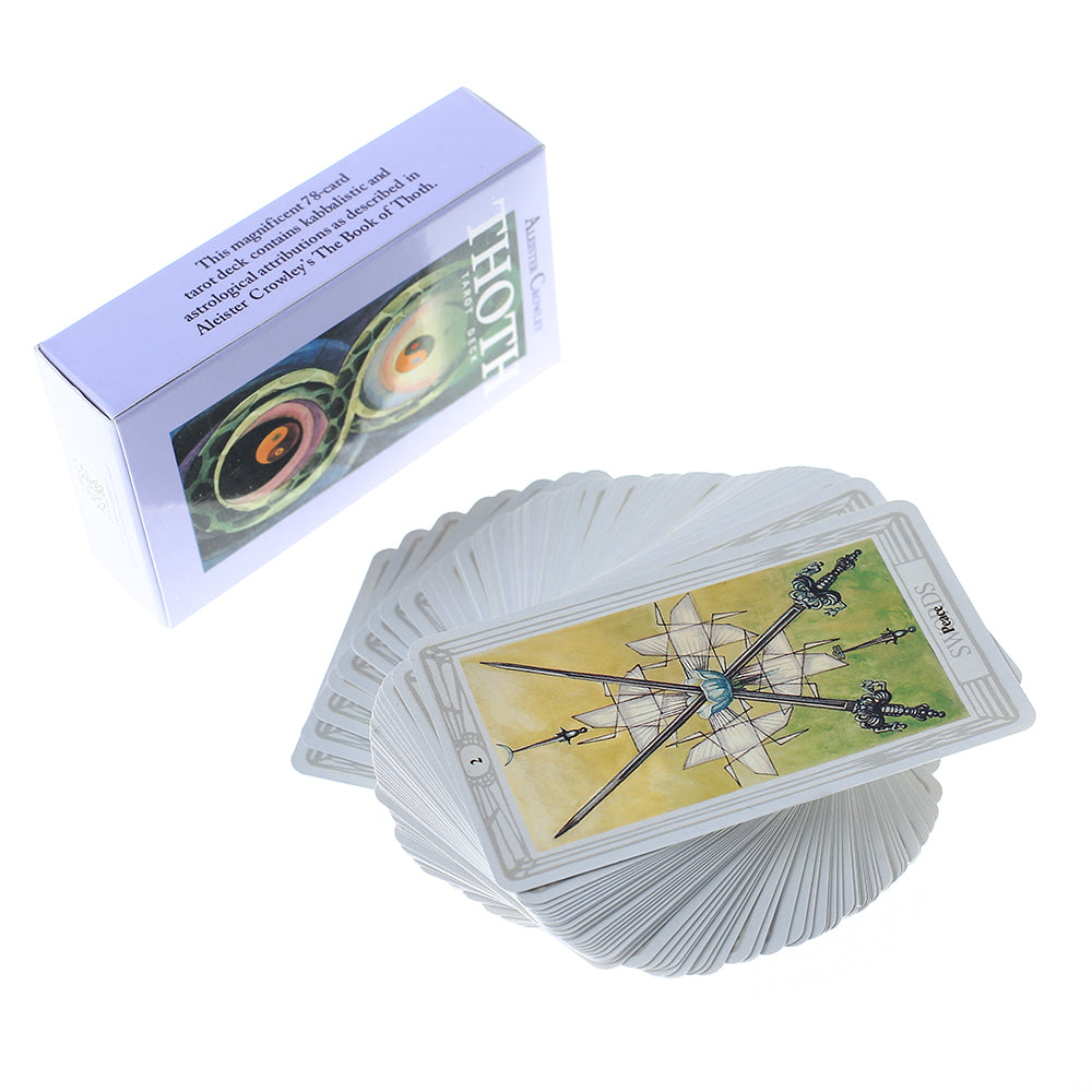 78Pcs Aleister Crowley Thoth Tarot Deck Cards for Divination