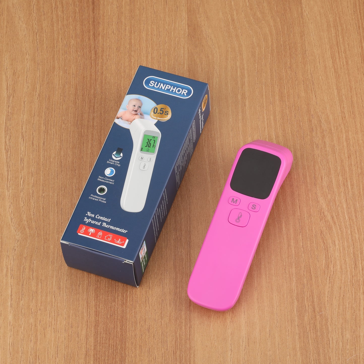 Infrared Digital Thermometer Touchless Adult Forehead Laser