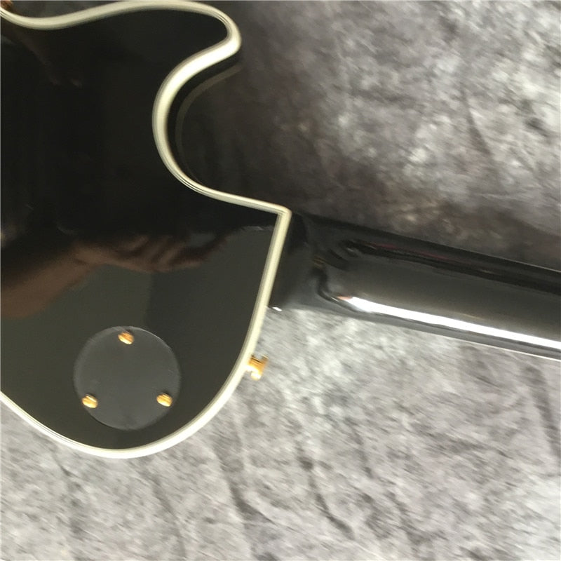 Les Paul Style Black Gold Electric Guitar