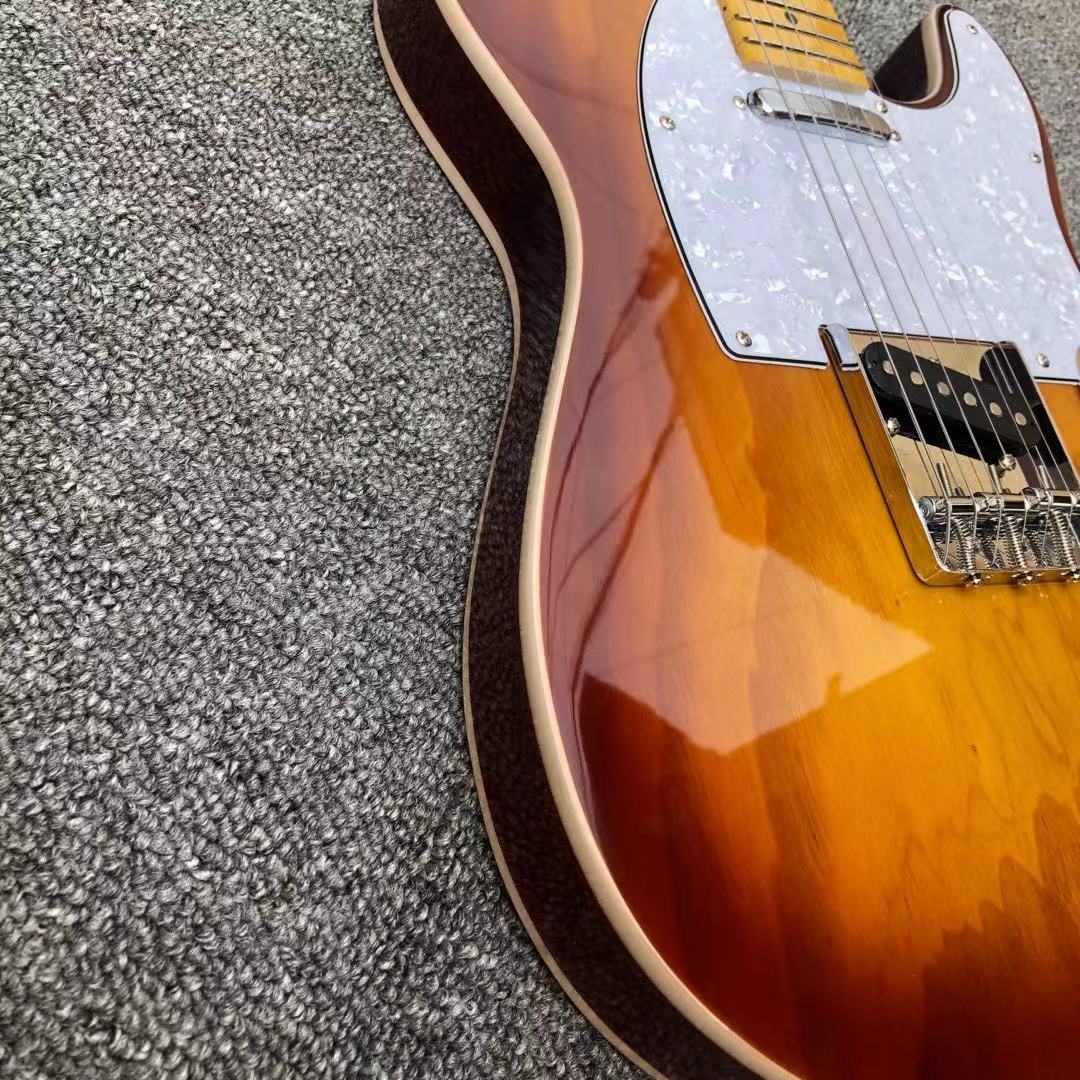 Telecaster Style Swamp Ash Sunburst Electric Guitar