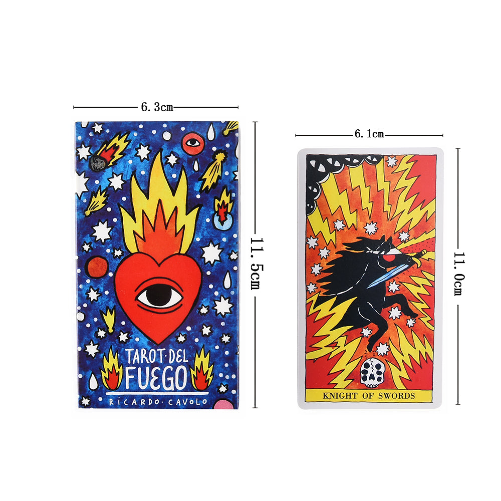 Tarot del Fuego Cards Oracles Deck
