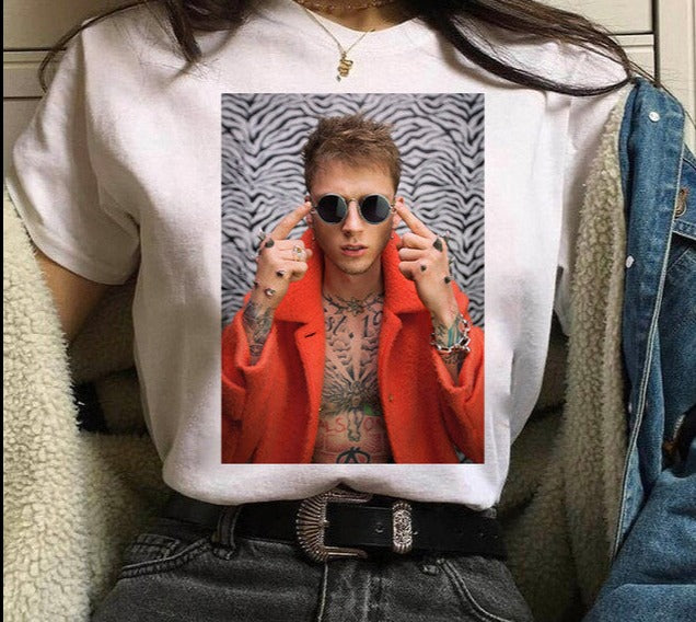 Machine Gun Kelly MGK Streetwear Harajuku Oversized Cotton T-shirt
