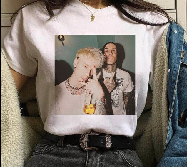 Machine Gun Kelly MGK Streetwear Harajuku Oversized Cotton T-shirt