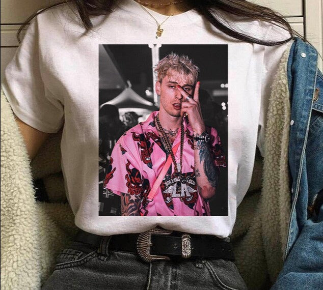 Machine Gun Kelly MGK Streetwear Harajuku Oversized Cotton T-shirt