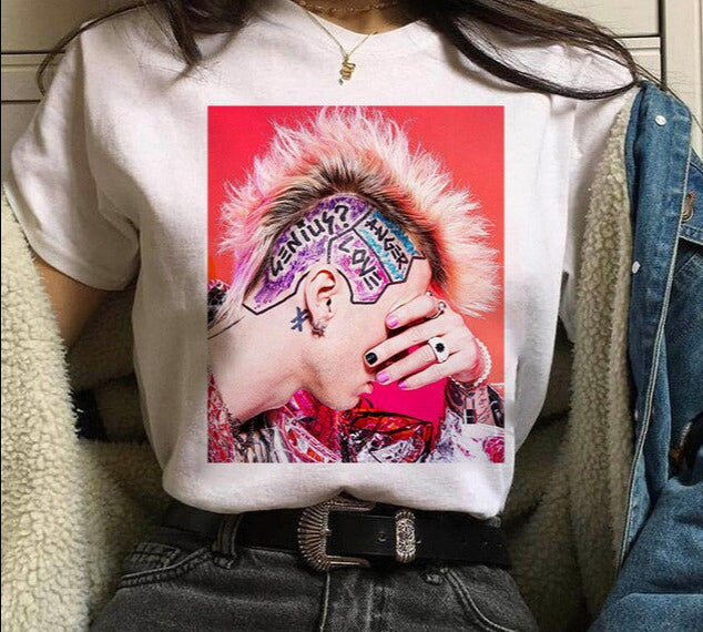 Machine Gun Kelly MGK Streetwear Harajuku Oversized Cotton T-shirt