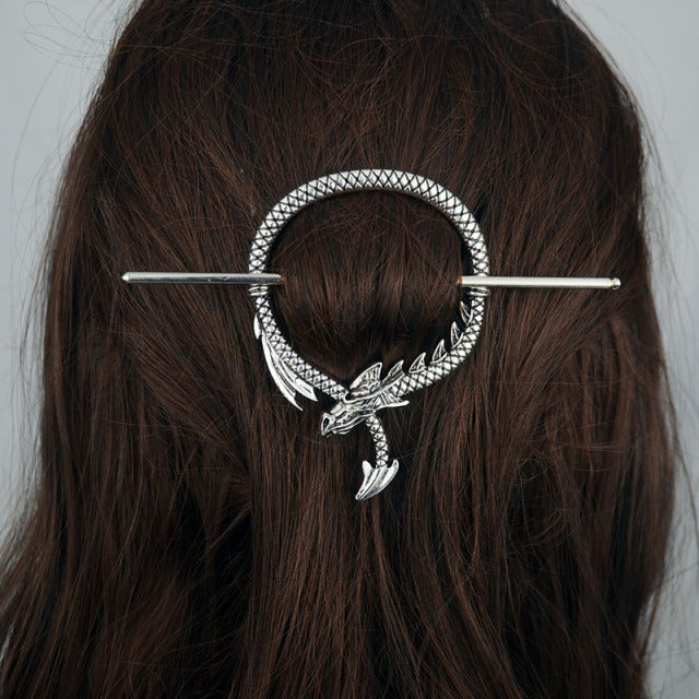 Vintage Renaissance Crescent Moon Could Hair Barrette Witchy Moon Hair Stick Wiccan Hairpin Pagan Gothic Hair Wiccan Jewelry