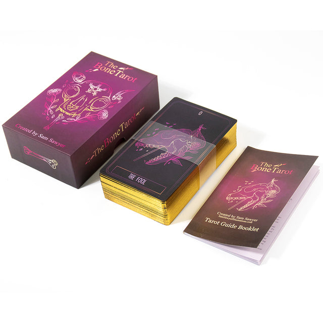 The Sasuraibito Tarot 78 Card Deck and 63-page guidebook Original Divination Gilt Edge with Box