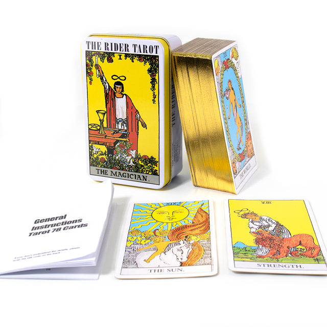 The Sasuraibito Tarot 78 Card Deck and 63-page guidebook Original Divination Gilt Edge with Box