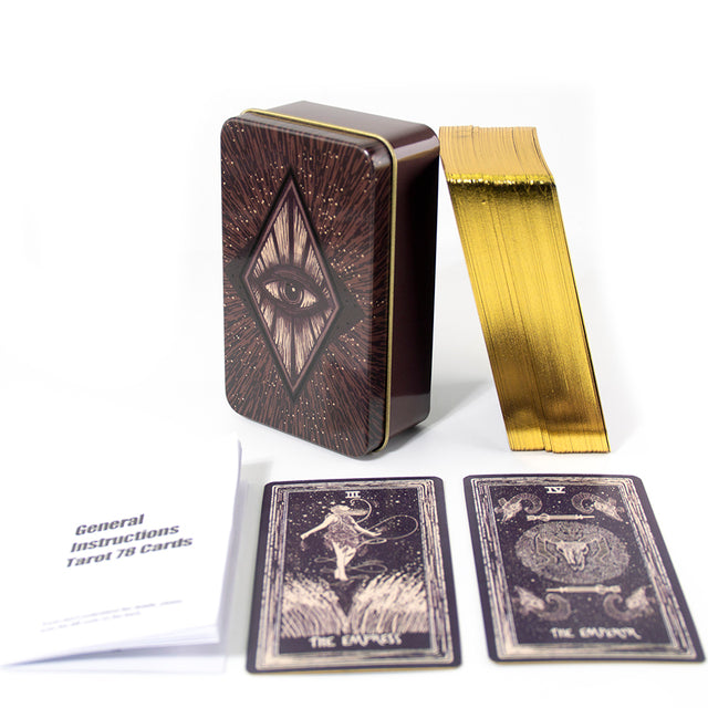 The Sasuraibito Tarot 78 Card Deck and 63-page guidebook Original Divination Gilt Edge with Box