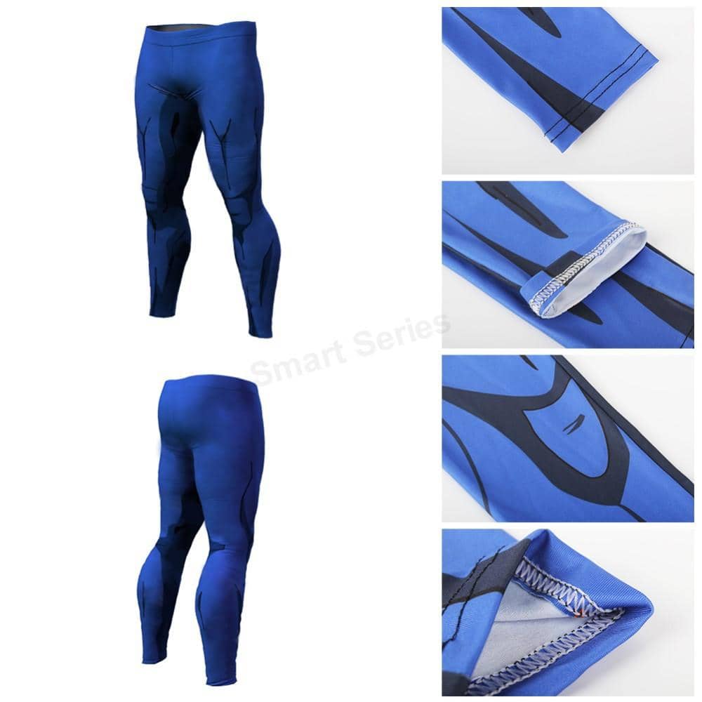 Dragon Blue Warrior Leggings - FitKing