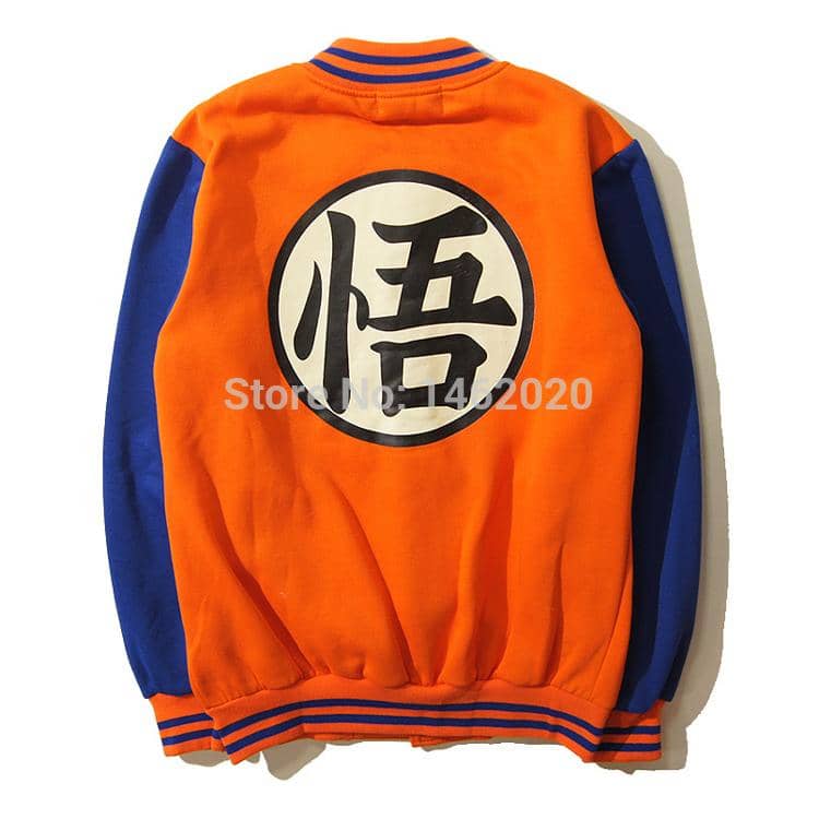 Dragon Orange Baseball Jacket Version 2 - FitKing