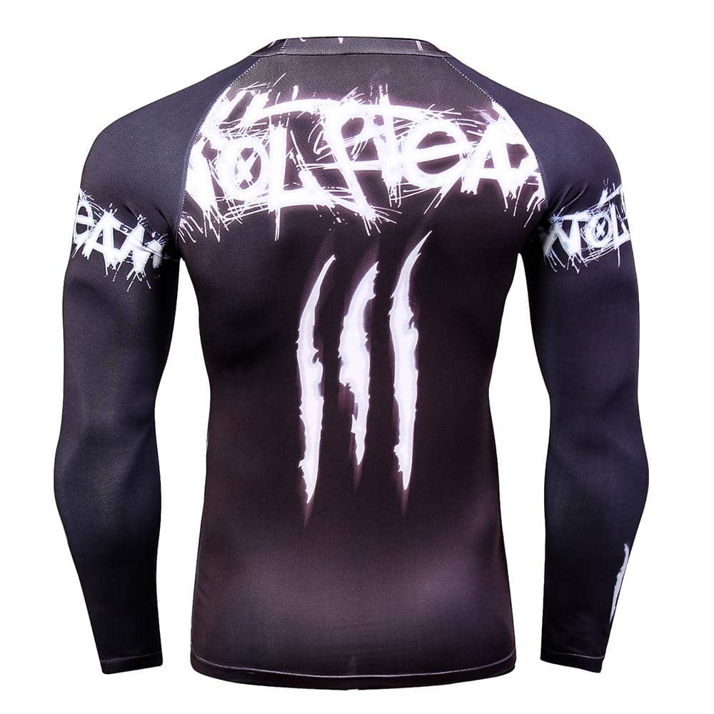Wolf Cooldry Compression Long Sleeve Shirt - FitKing