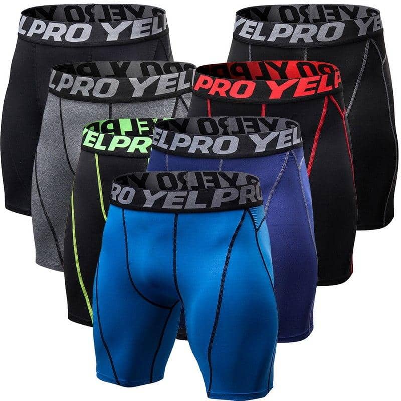 Men's Compression Fitness Shorts Quick Dry - Multiple Colors - FitKing