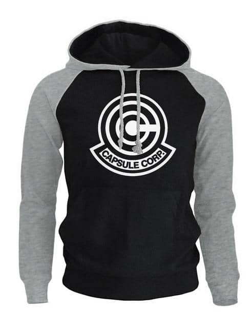 Black with Gray Capsule Hoodie Logo - Superhero Gym Gear