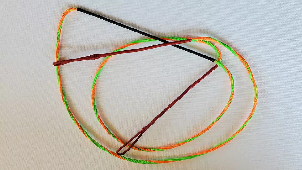 Continuous Loop Bowstring Florescent Green & Orange