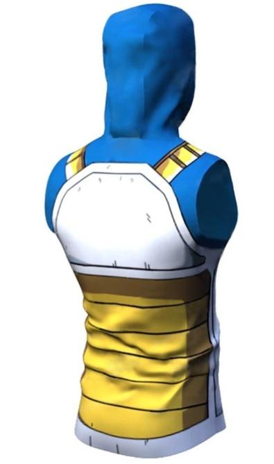 Warrior Cell Armor Dragon Z Sleeveless Hoodie