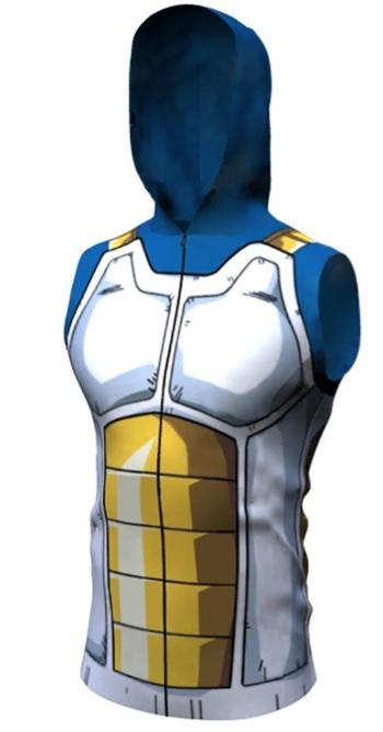 Warrior Cell Armor Dragon Z Sleeveless Hoodie