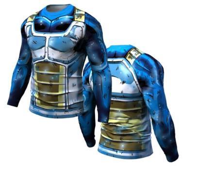 Warrior SSB Limit Breaker Dragon Z Long Sleeve Compression Rash Guard