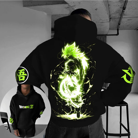 Dragon Master Glowing Saiyan Hoodies