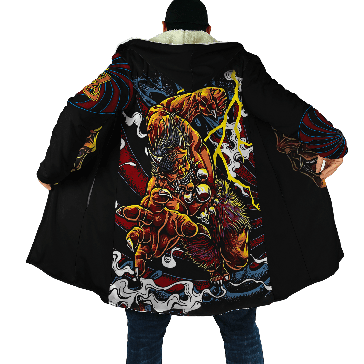 Irezumi Hooded Samurai Oni Cloak - Multiple Designs