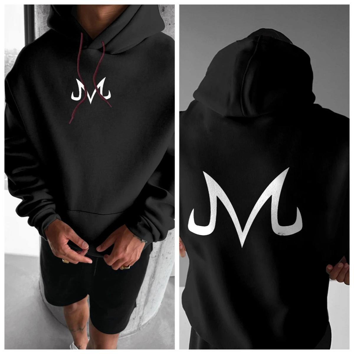 Dragon Majin Hoodie - Elastic Cotton, Soft & Breathable, Flexible Fit Pullover