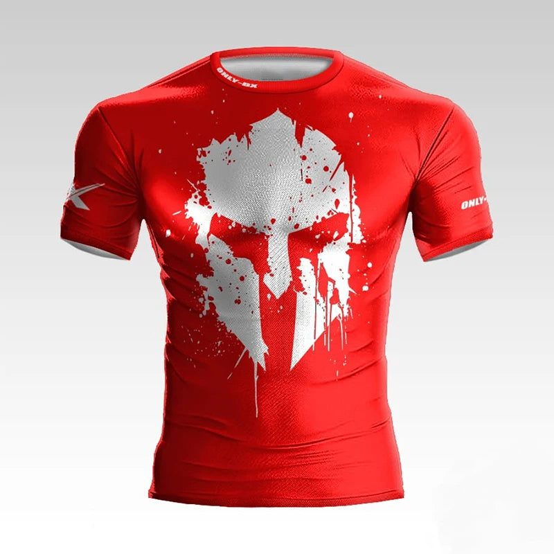 Spartan Warrior Helmet Shirt Premium Quick Dry Compression Shirt