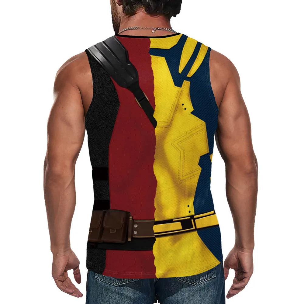 Deadpool Wolverine Sleeveless Tank Top Shirts