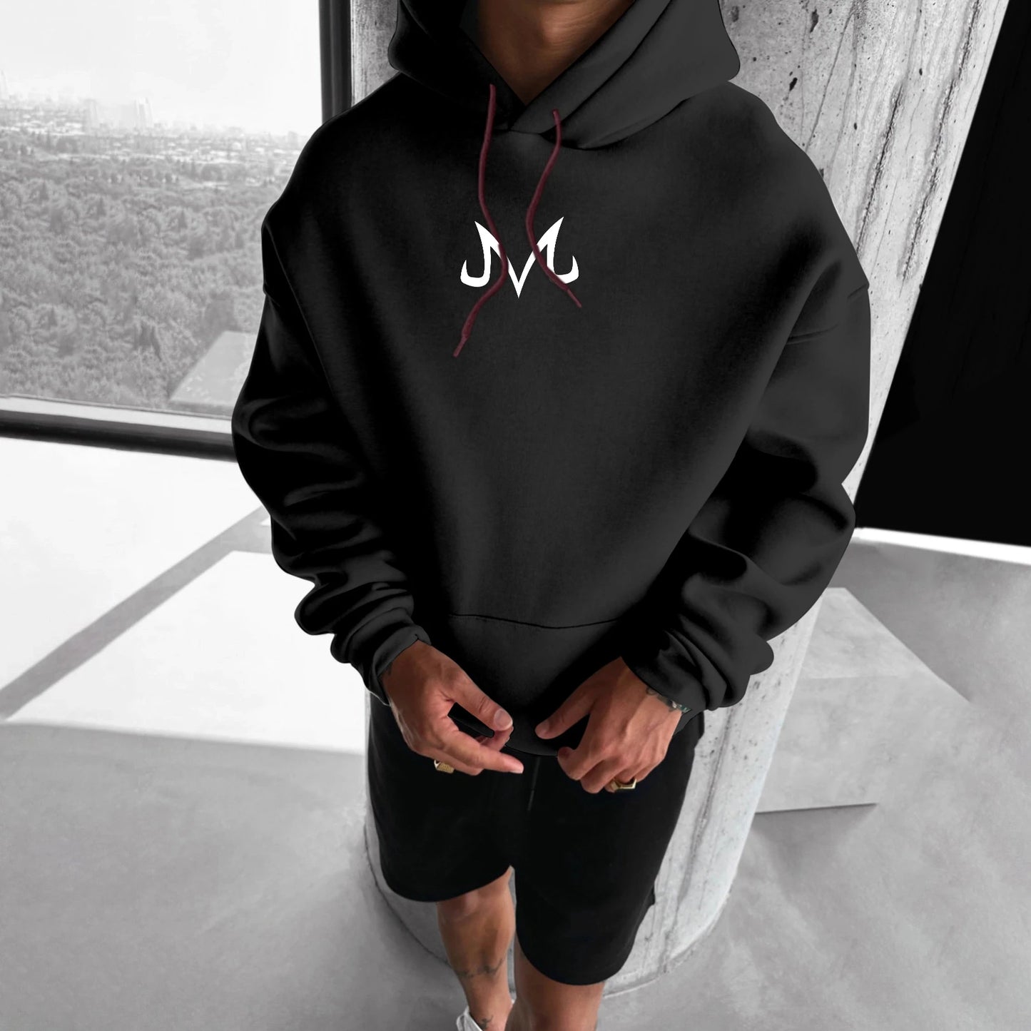 Dragon Majin Hoodie - Elastic Cotton, Soft & Breathable, Flexible Fit Pullover