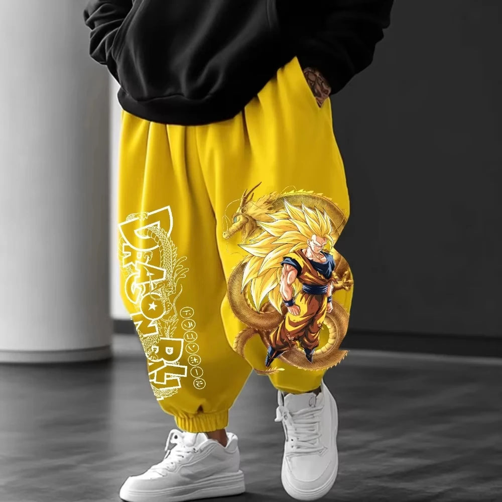 Dragon Master Harajuku Joggers - Loose Fit Sweatpants for Saiyans