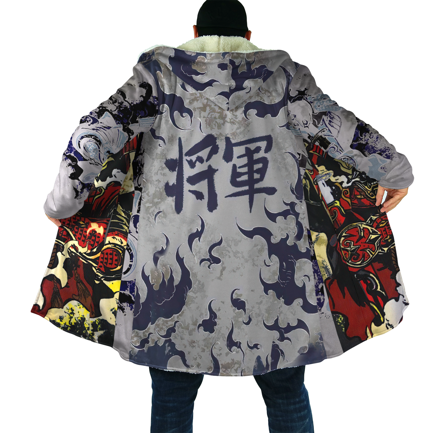 Irezumi Hooded Oni Samurai Cloak - Multiple Designs