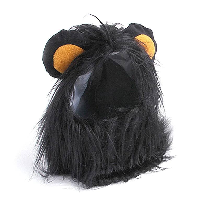 Pet Costume Lion Mane Wig for Cats and Dogs
