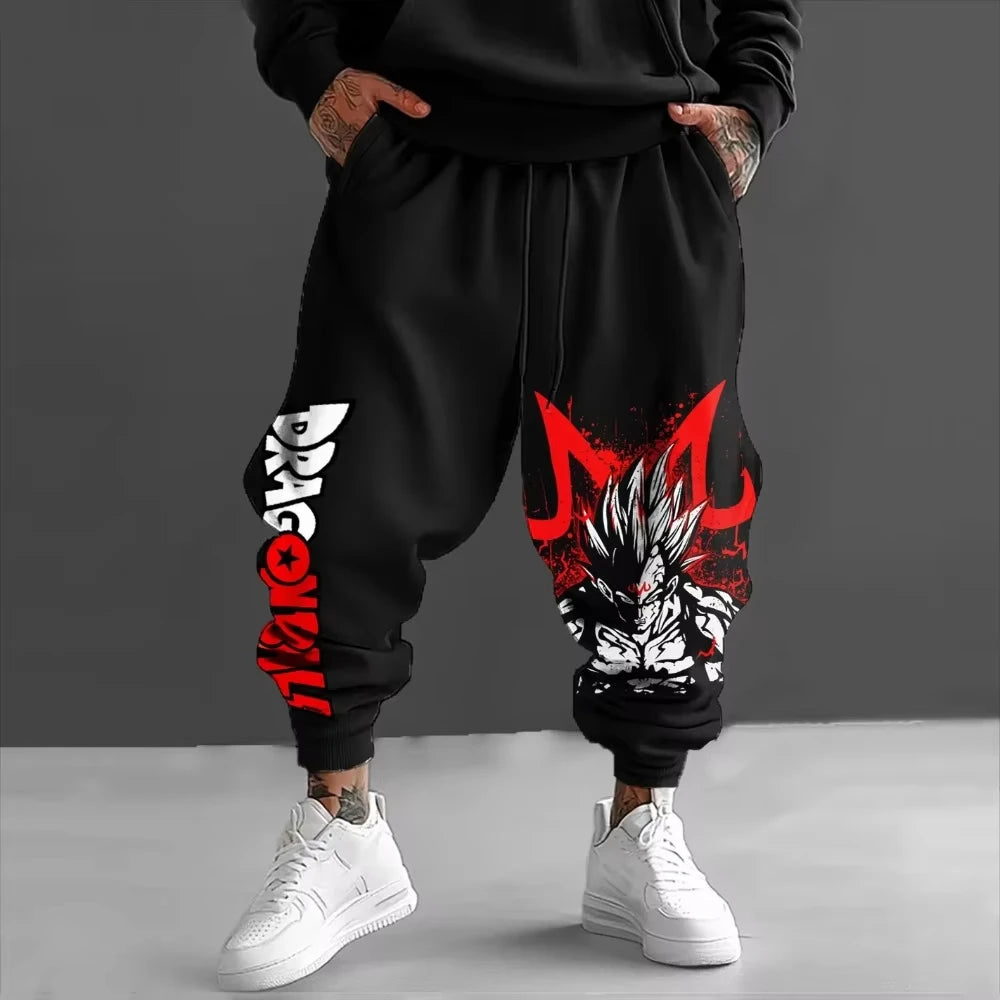 Dragon Master Harajuku Joggers - Loose Fit Sweatpants for Saiyans