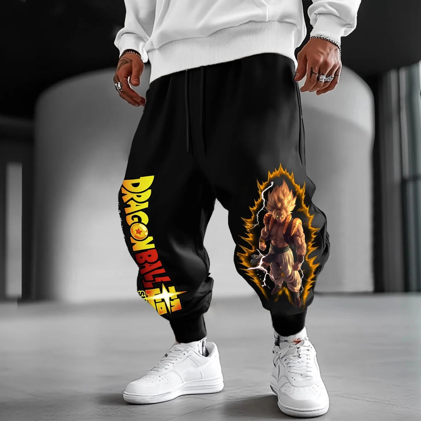 Dragon Power Baggy Gym Pants - Streetwear Sweatpants