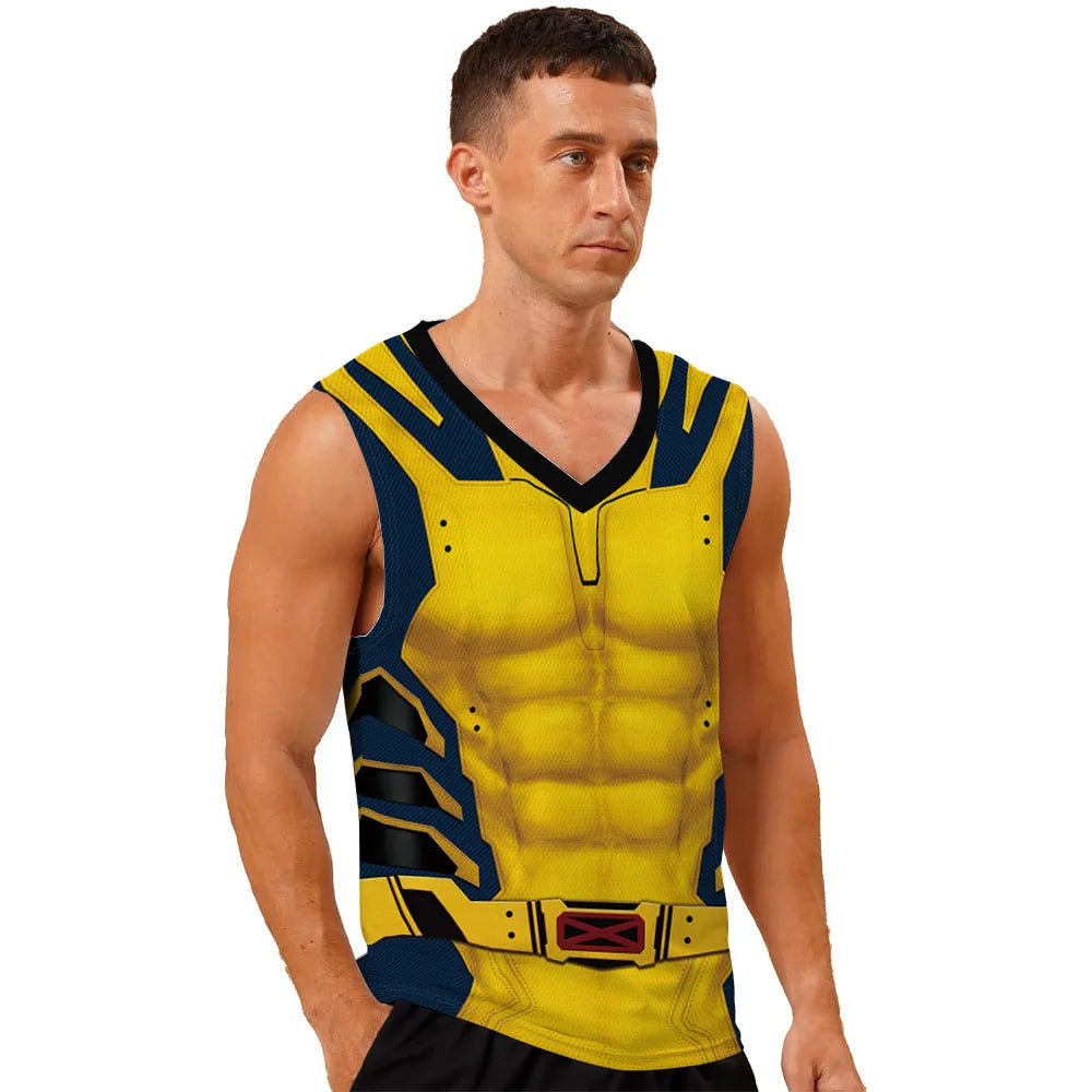 Deadpool Wolverine Sleeveless Tank Top Shirts